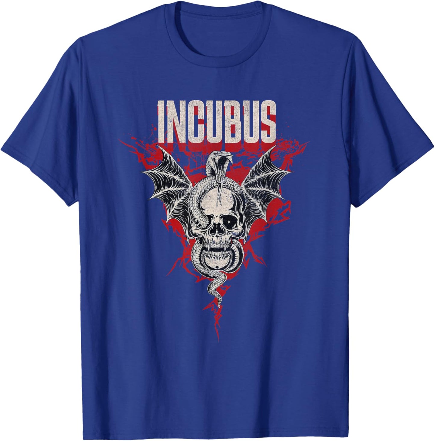 Incubus Totenkopf und Schlange Dark Night Horror T-Shirt - T-Shirt | Royal