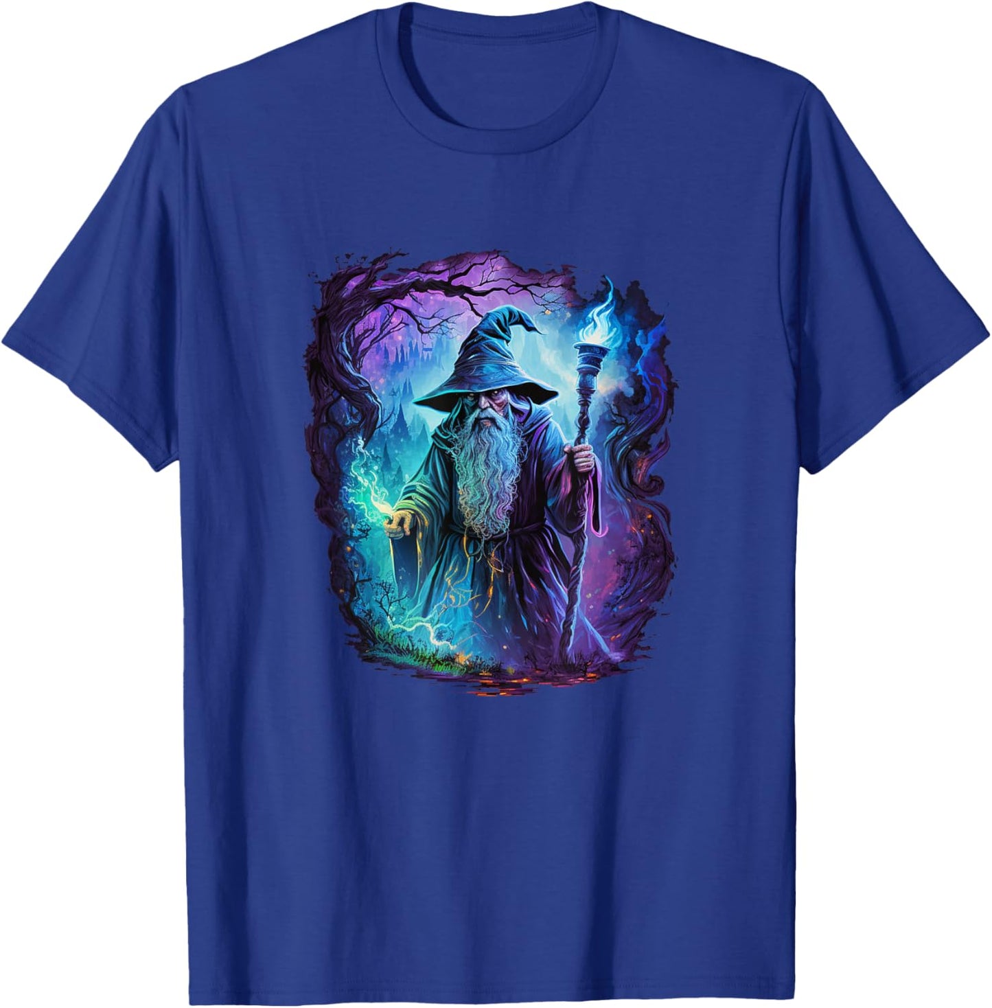 Retro Magical Wizard Fantasy T-Shirt - T-Shirt | Royal
