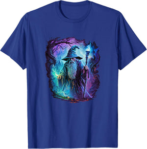 Retro Magical Wizard Fantasy T-Shirt - T-Shirt | Royal