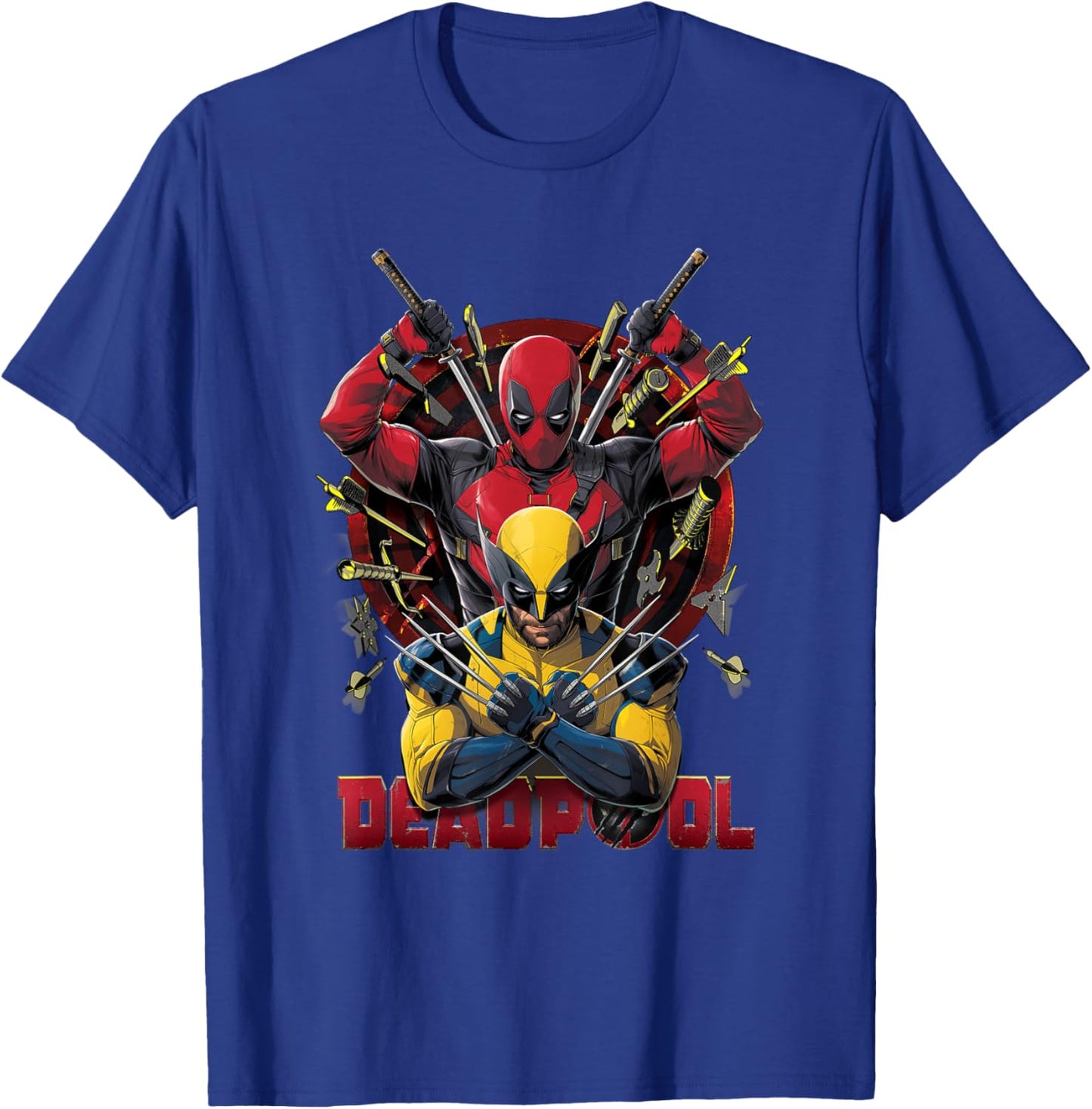 Marvel Studios Deadpool & Wolverine Claws Out Target Team-Up T-Shirt - T-Shirt | Royal