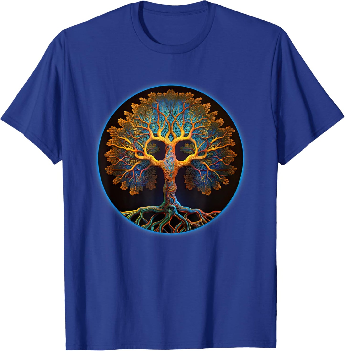 Tree Of Life Yoga Zen Namaste Meditation T-Shirt - T-Shirt | Royal