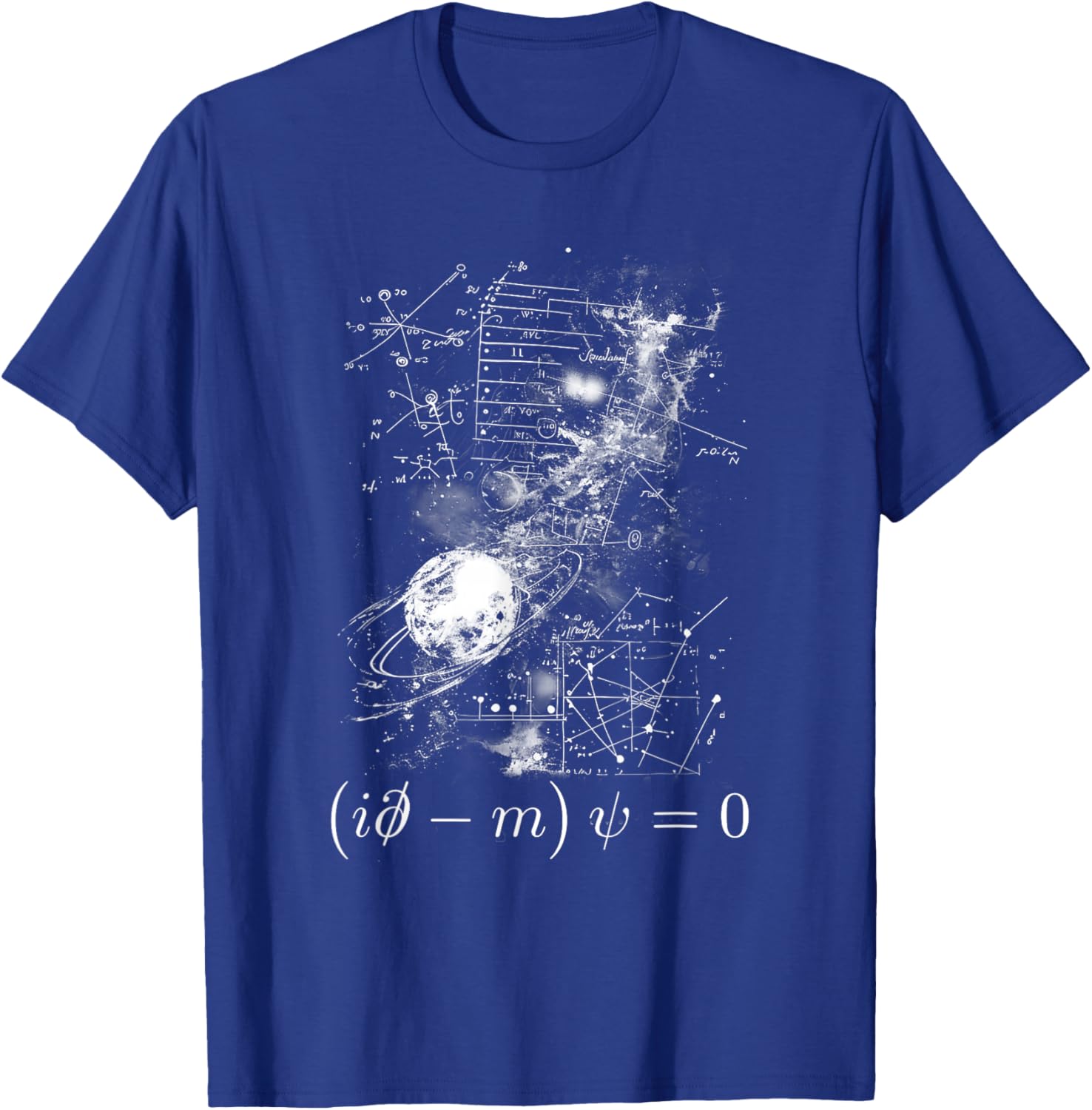 Dirac Equation Quantum Mechanics Particle Physics Geeks T-Shirt - T-Shirt | Royal
