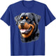 Rottweiler Dog Portrait T-Shirt - T-Shirt | Royal