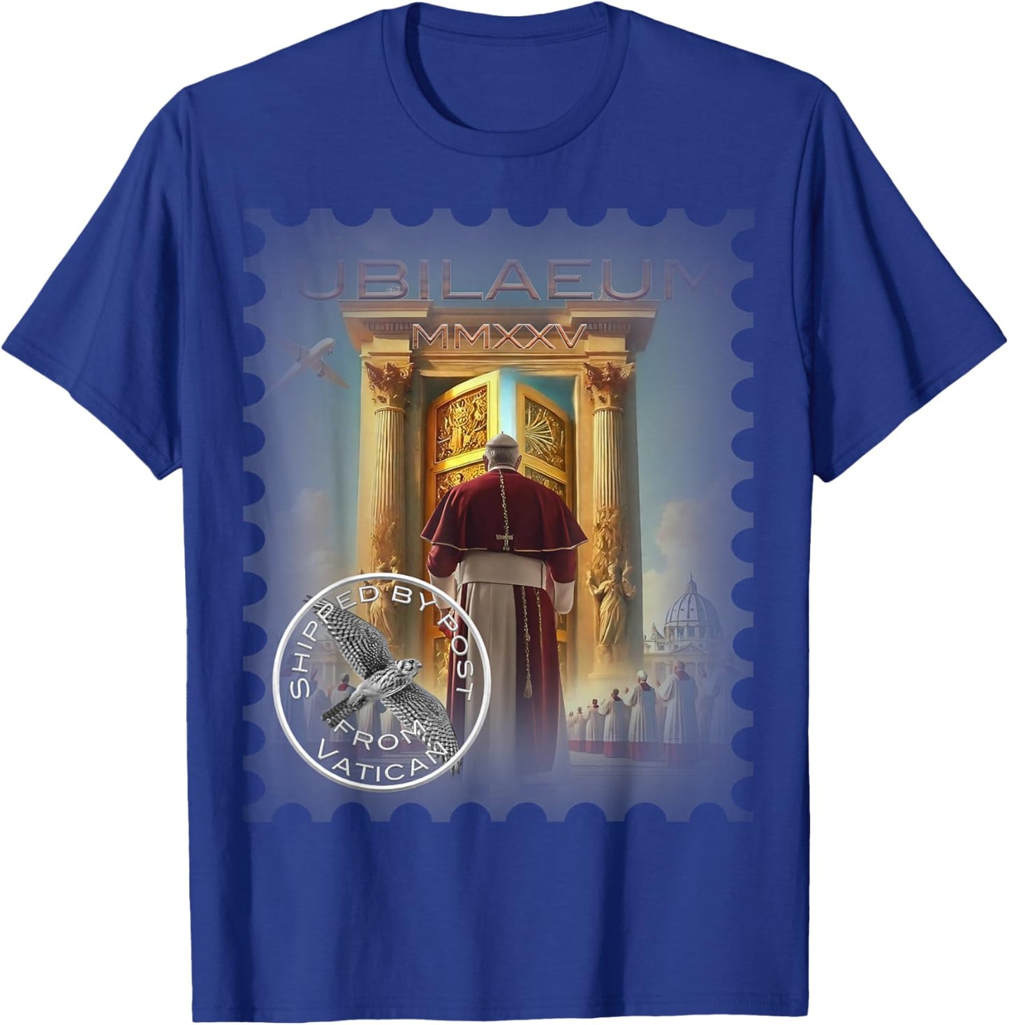 Jubilee 2025, Vatican, a travel souvenir, a Gift. T-Shirt - T-Shirt | Royal