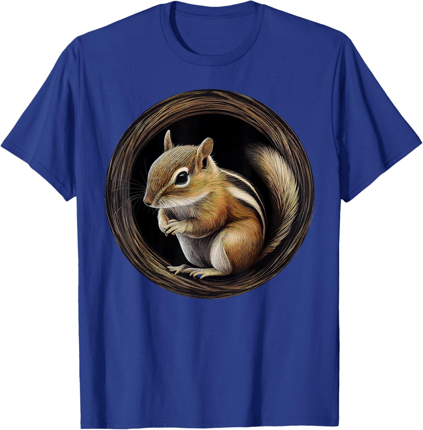 Chipmunk Animal Lover Wildlife Chipmunks T-Shirt - T-Shirt | Royal