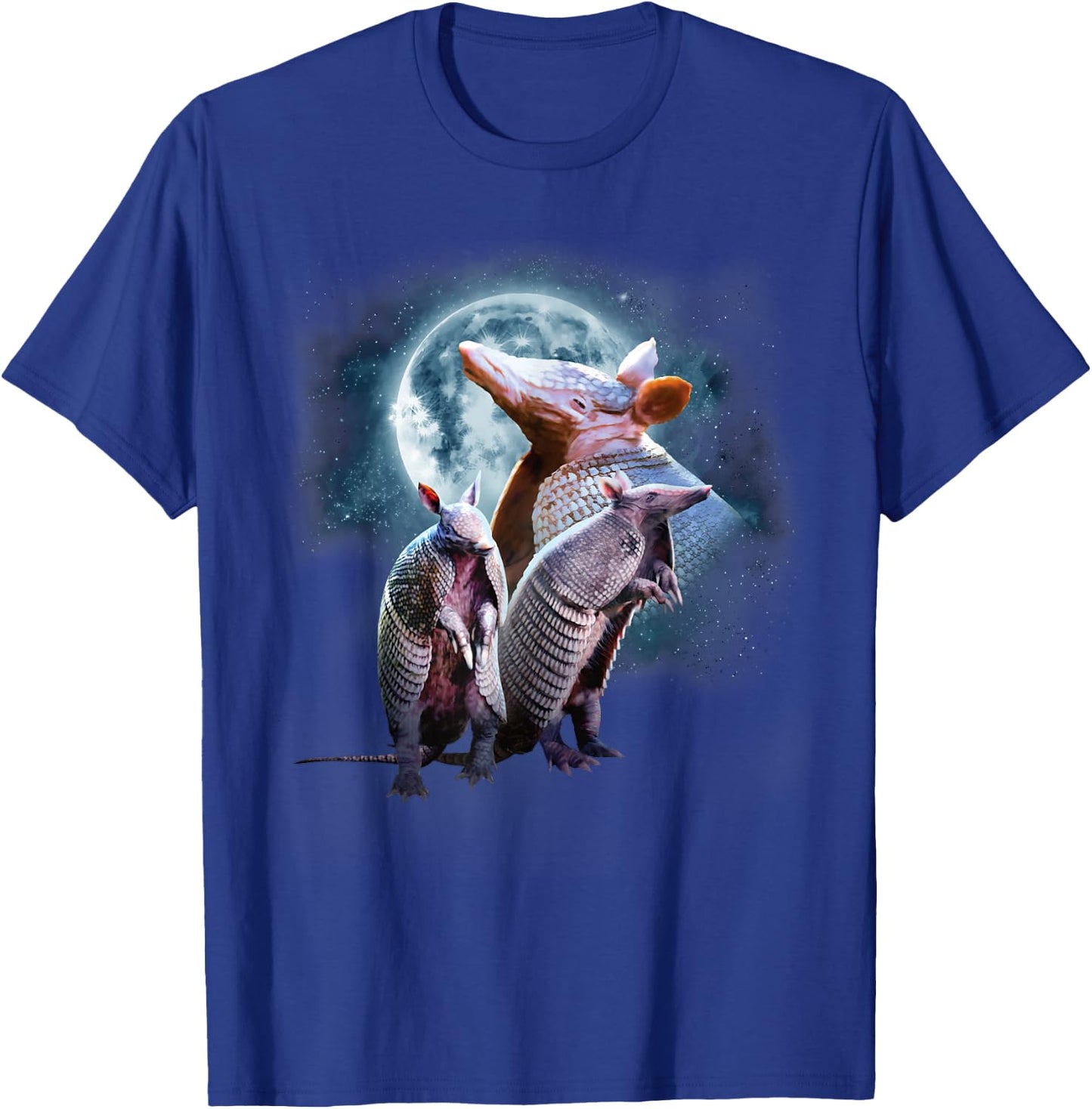 Armadillos Howling at the Moon Shirt - Funny Armadillo T-Shirt - T-Shirt | Royal