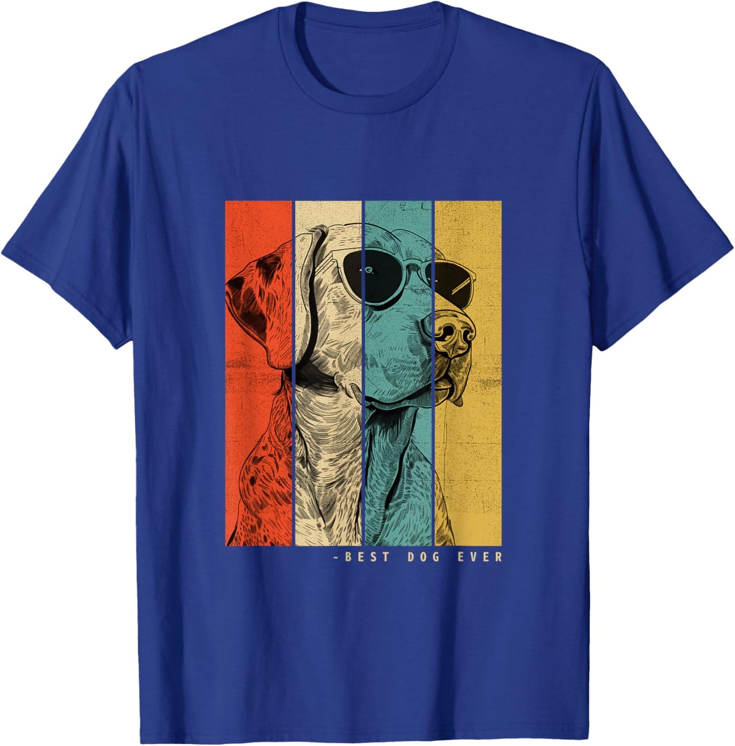 Vintage Catahoula Leopard Dog Mom Dad Kids Men Women T-Shirt - T-Shirt | Royal