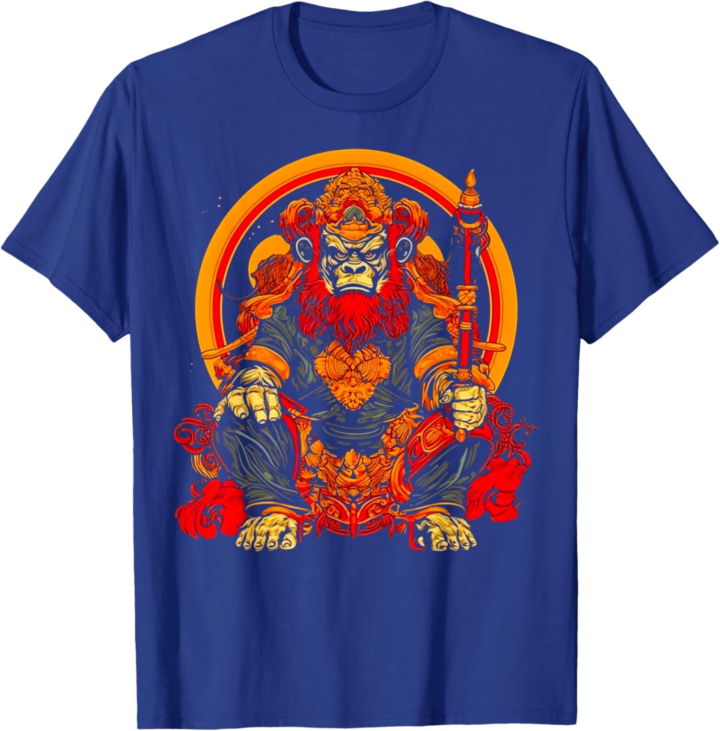 Wukong Chinese Mythology Monkey King T-Shirt - T-Shirt | Royal