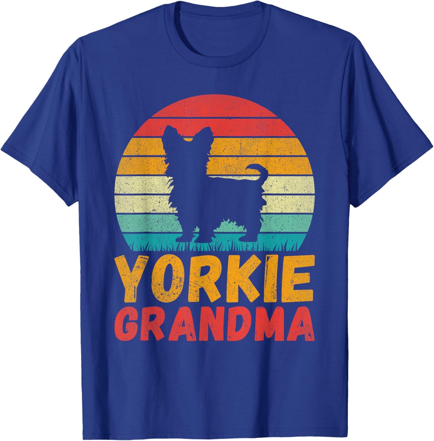 Yorkie Grandma T-Shirt - T-Shirt | Royal