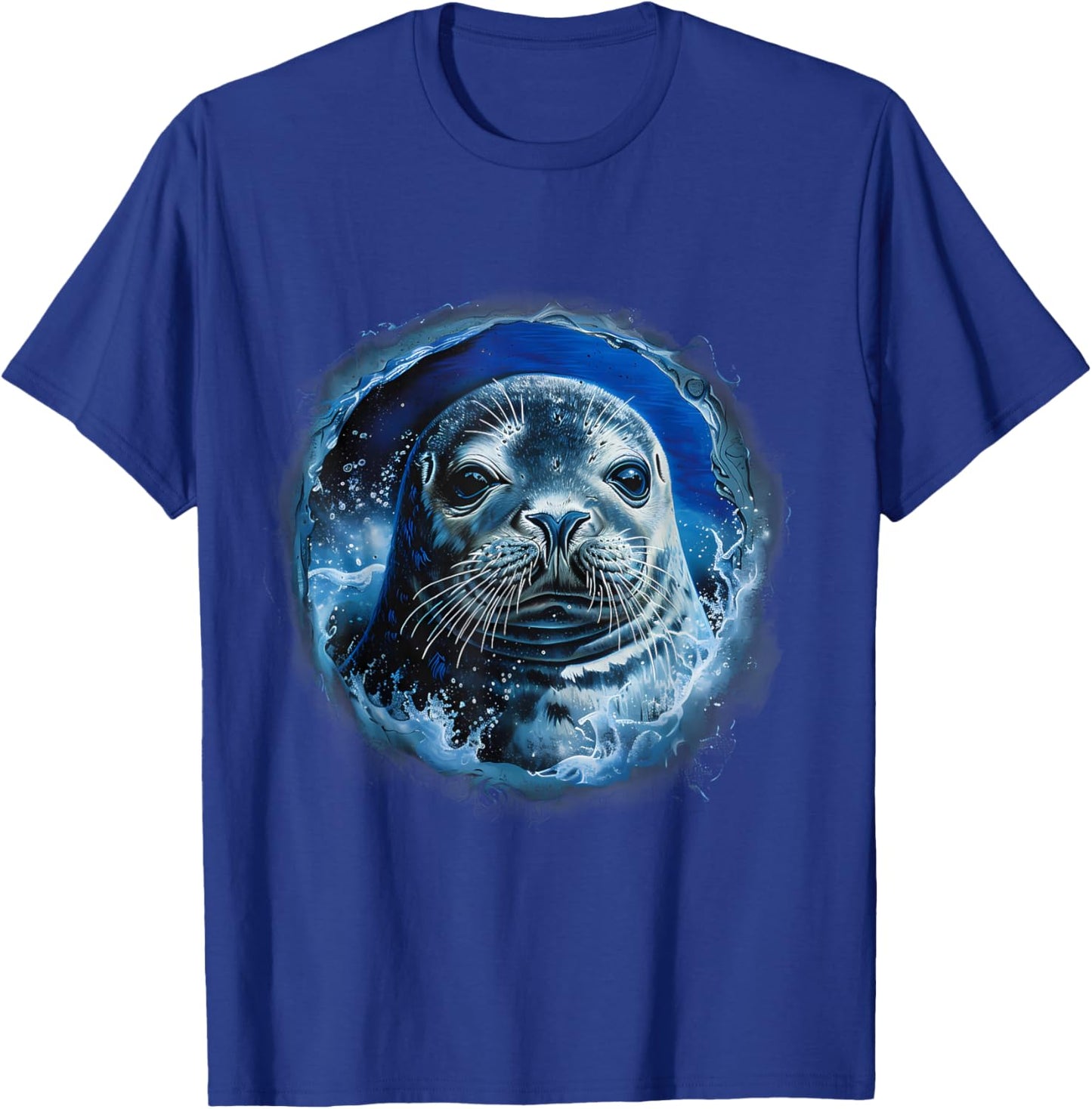 Seal Ocean Sea Seal Motif Sea Ocean Animal Marine Mammal T-Shirt - T-Shirt | Royal