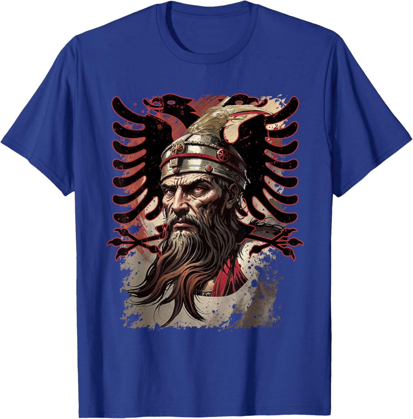 Skanderbeg Albania and Kosovo flag for a proud Albanian T-Shirt - T-Shirt | Royal