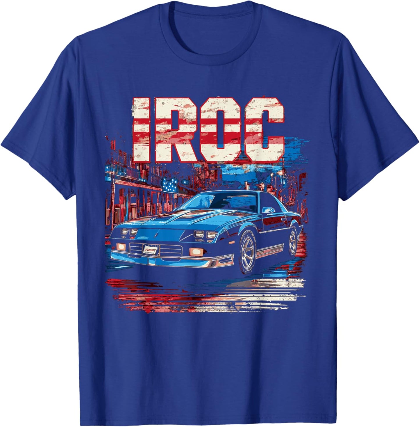 1980's IROC, IROC-Z Muscle Car American Muscle Retro classic T-Shirt - T-Shirt | Royal