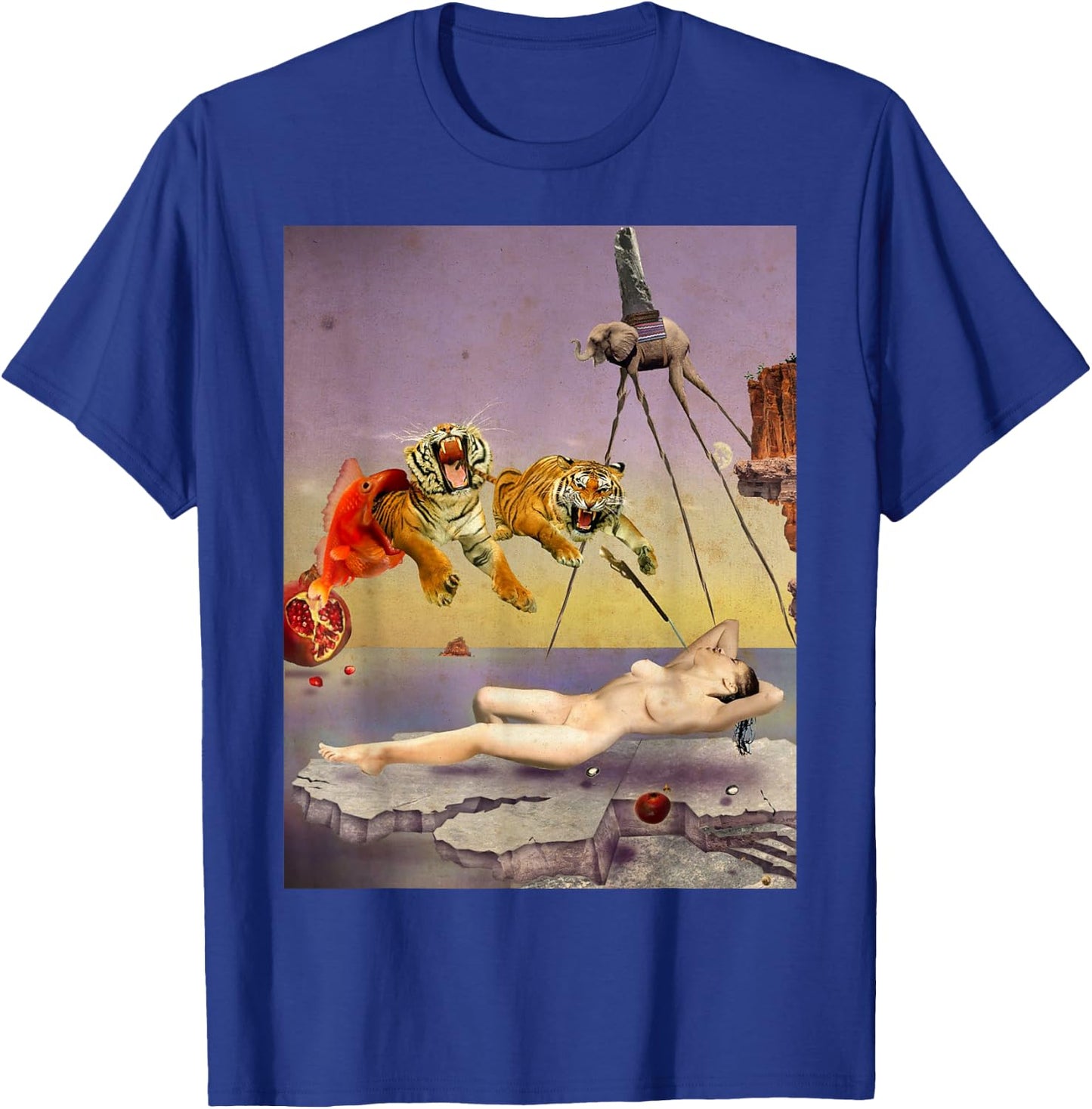Dream caused by the flight of a bee of Dali T-Shirt - T-Shirt | Royal
