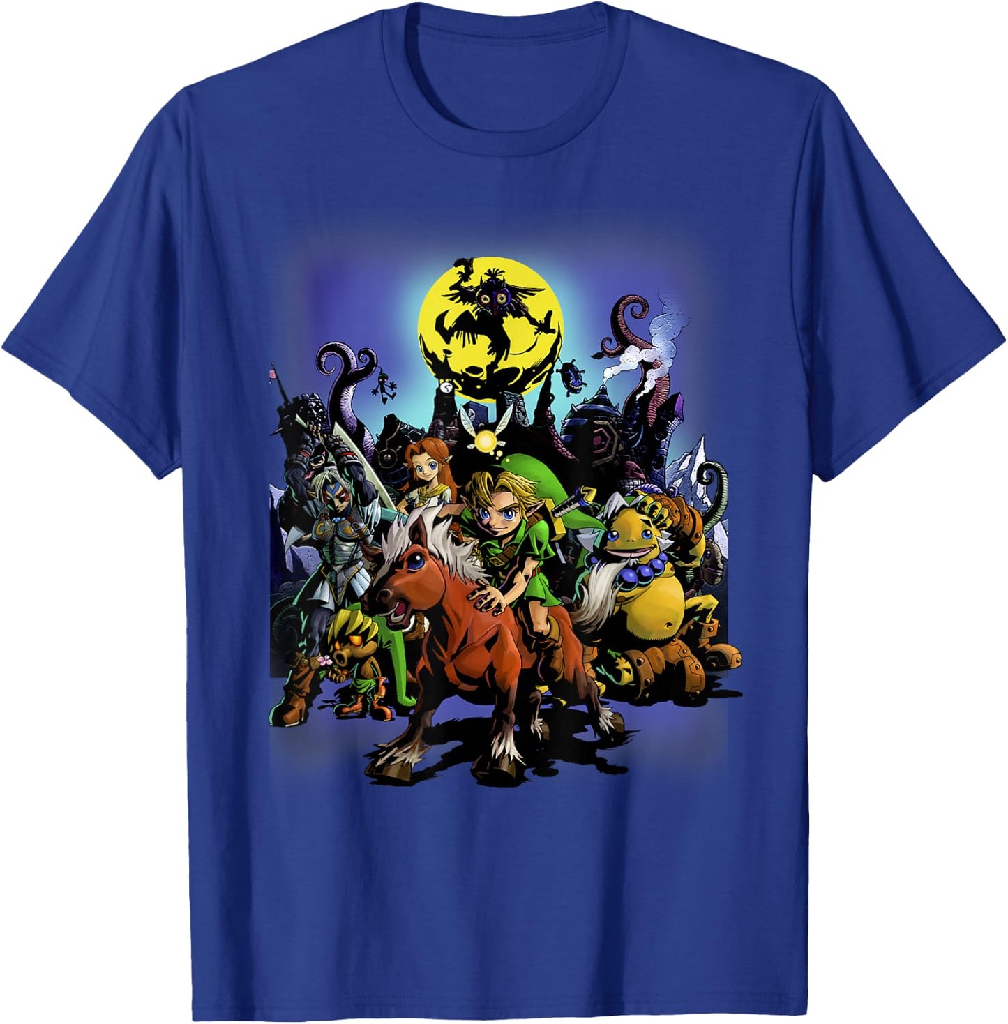 The Legend of Zelda: Majora's Mask Link & Friends Full Moon T-Shirt - T-Shirt | Royal