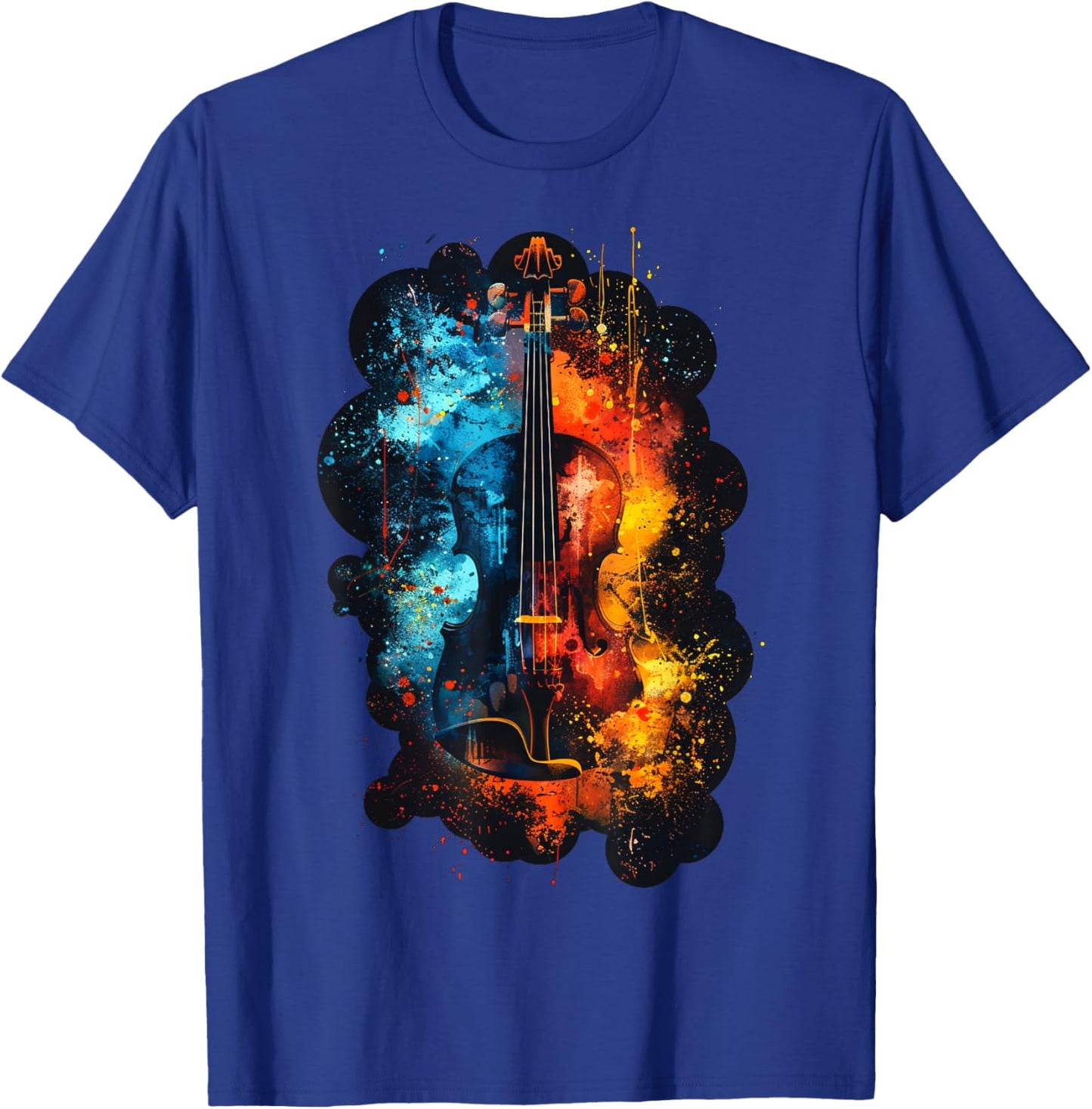 Men, Women and Kids Violin T-Shirt - T-Shirt | Royal