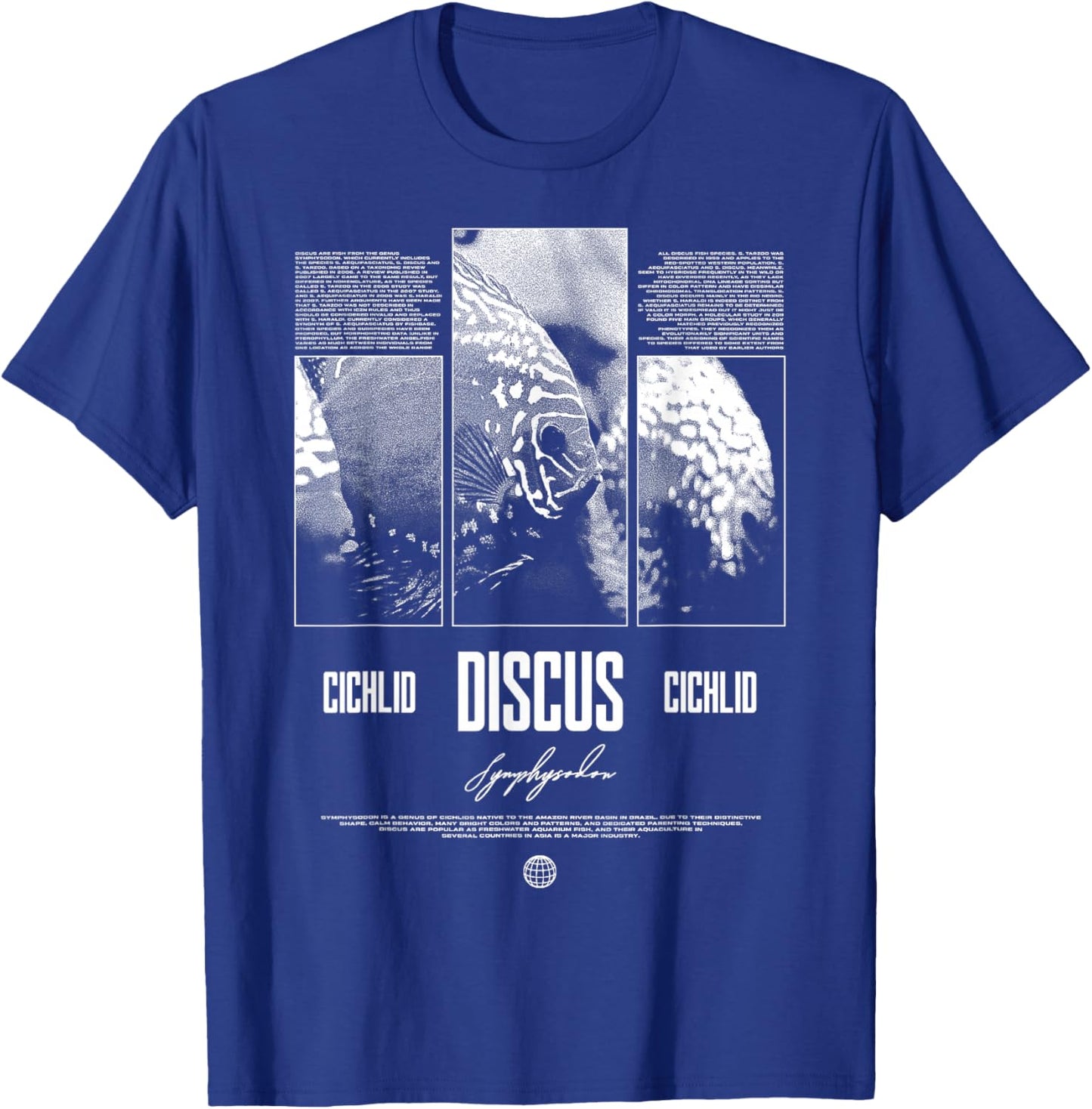 Discus Fish Cichlid Aquarium Fish Keeper , Black, S T-Shirt - T-Shirt | Royal