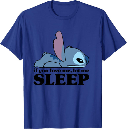 Lilo & Stitch - Sleepy Stitch T-Shirt - T-Shirt | Royal