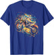Graphic Dirt Bike T-Shirt - T-Shirt | Royal