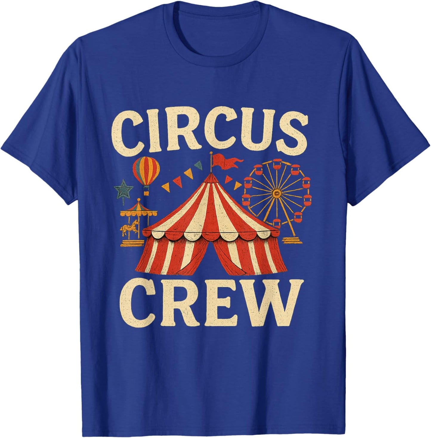 Circus Crew Funny Circus Staff Costume Circus Theme Party T-Shirt - T-Shirt | Royal