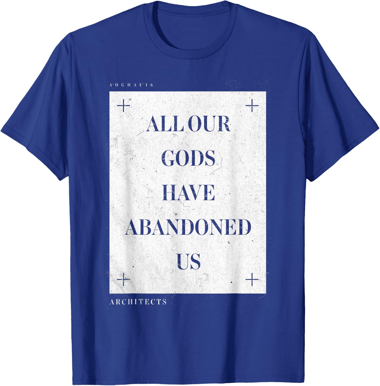 Architects - All Our Gods - Official Merchandise T-Shirt - T-Shirt | Royal
