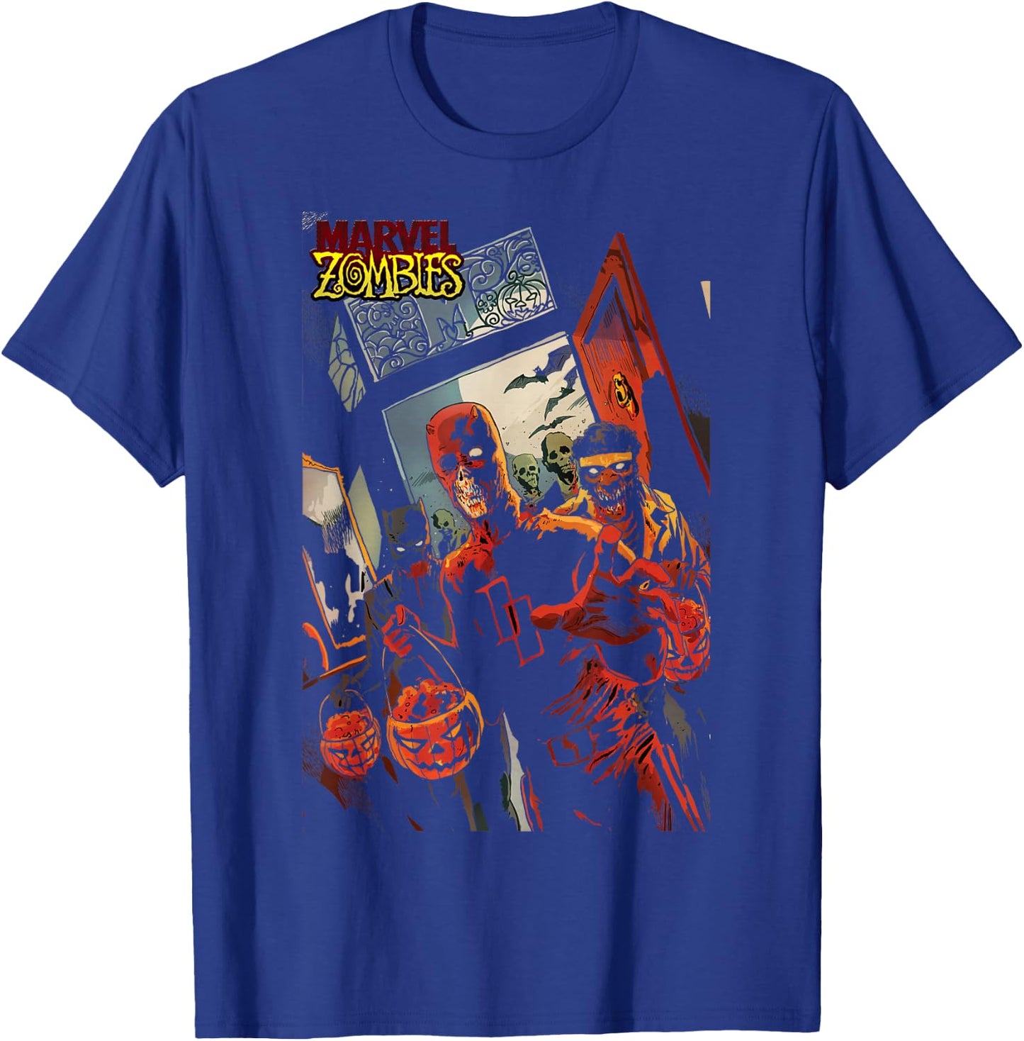 Marvel Zombies Daredevil Zombie Poster Halloween Small T-Shirt - T-Shirt | Royal