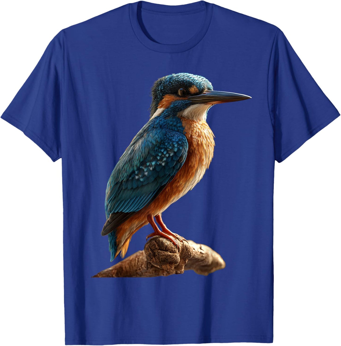 Kingfisher Kingfisher Bird Soft Kingfisher T-Shirt - T-Shirt | Royal