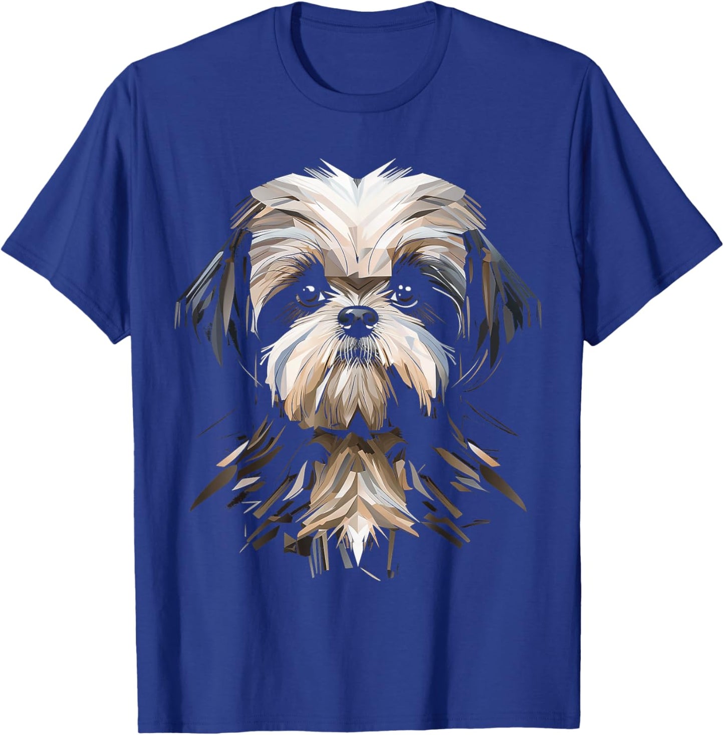 Shih Tzu Motif Pet Art Dog Shih Tzu Men Women Kids T-Shirt - T-Shirt | Royal
