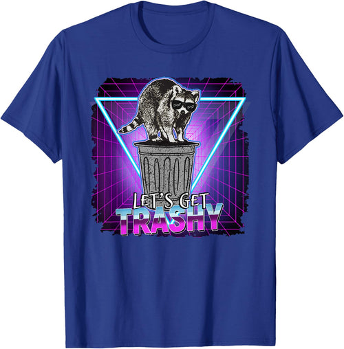 Raccoon Retro Lets Get Trashy 70s 80s Style Gift