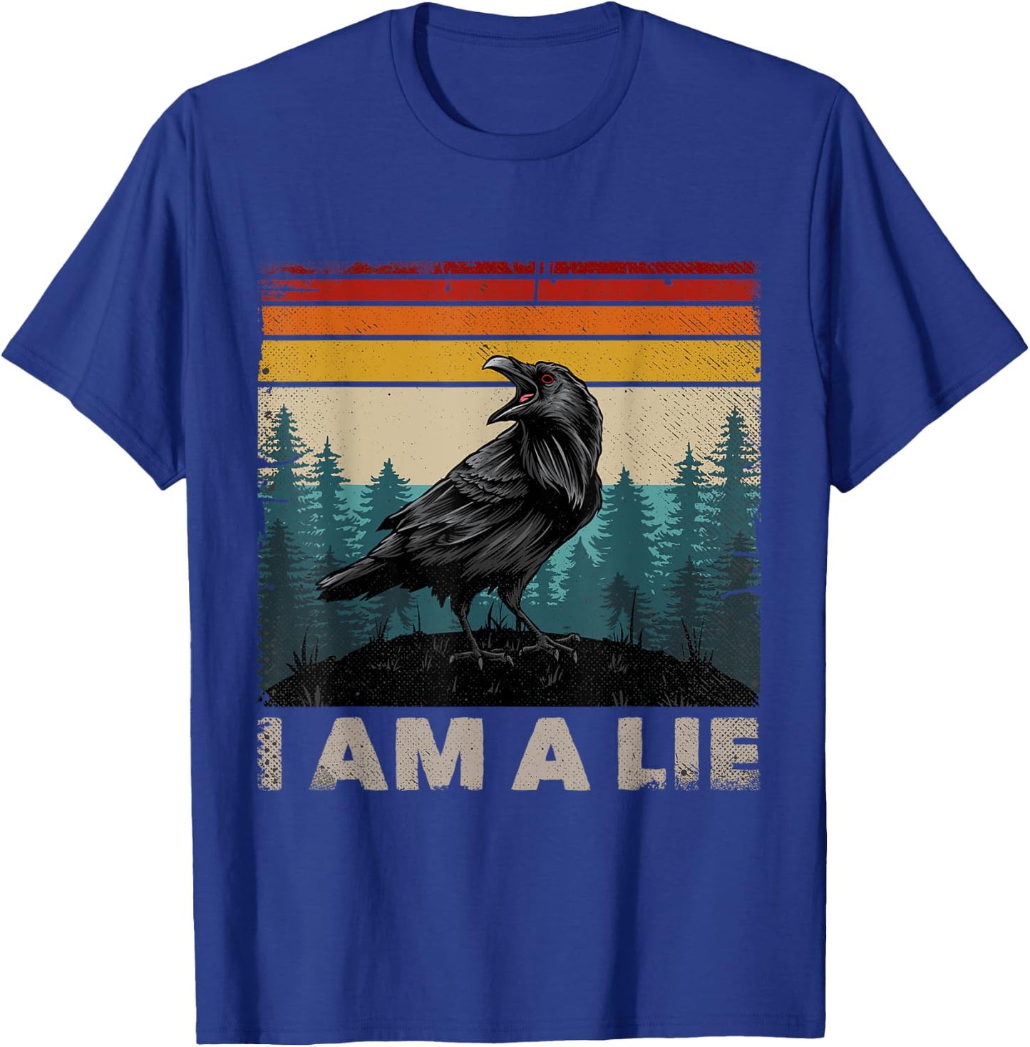I Am A Lie Birds Not Real Funny Meme T-Shirt - T-Shirt | Royal