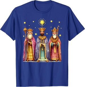Feliz Dia De Reyes Epiphany Three Kings Day Los Reyes Magos T-Shirt - T-Shirt | Royal