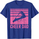Cheer Dad Pink Cheerleading T-Shirt - T-Shirt | Royal
