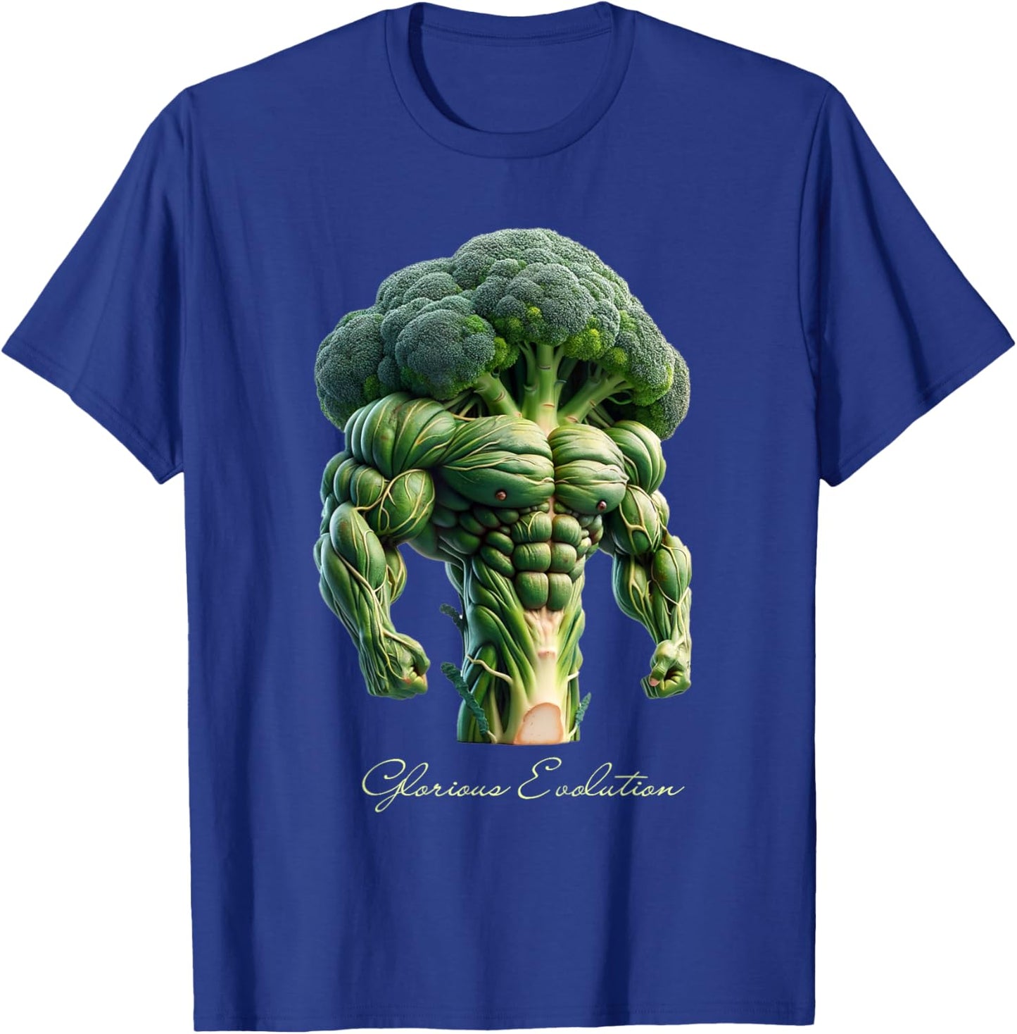 Muscle broccoli T-Shirt - T-Shirt | Royal
