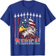 Merica Eagle 4th of july Patriotic freedom Eagle mullet T-Shirt - T-Shirt | Royal