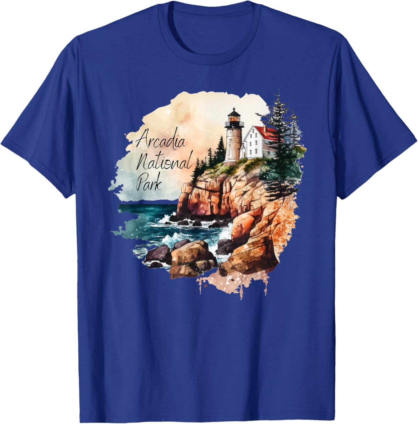 Arcadia National Park is Main Souviner is Travel Adventure T-Shirt - T-Shirt | Royal