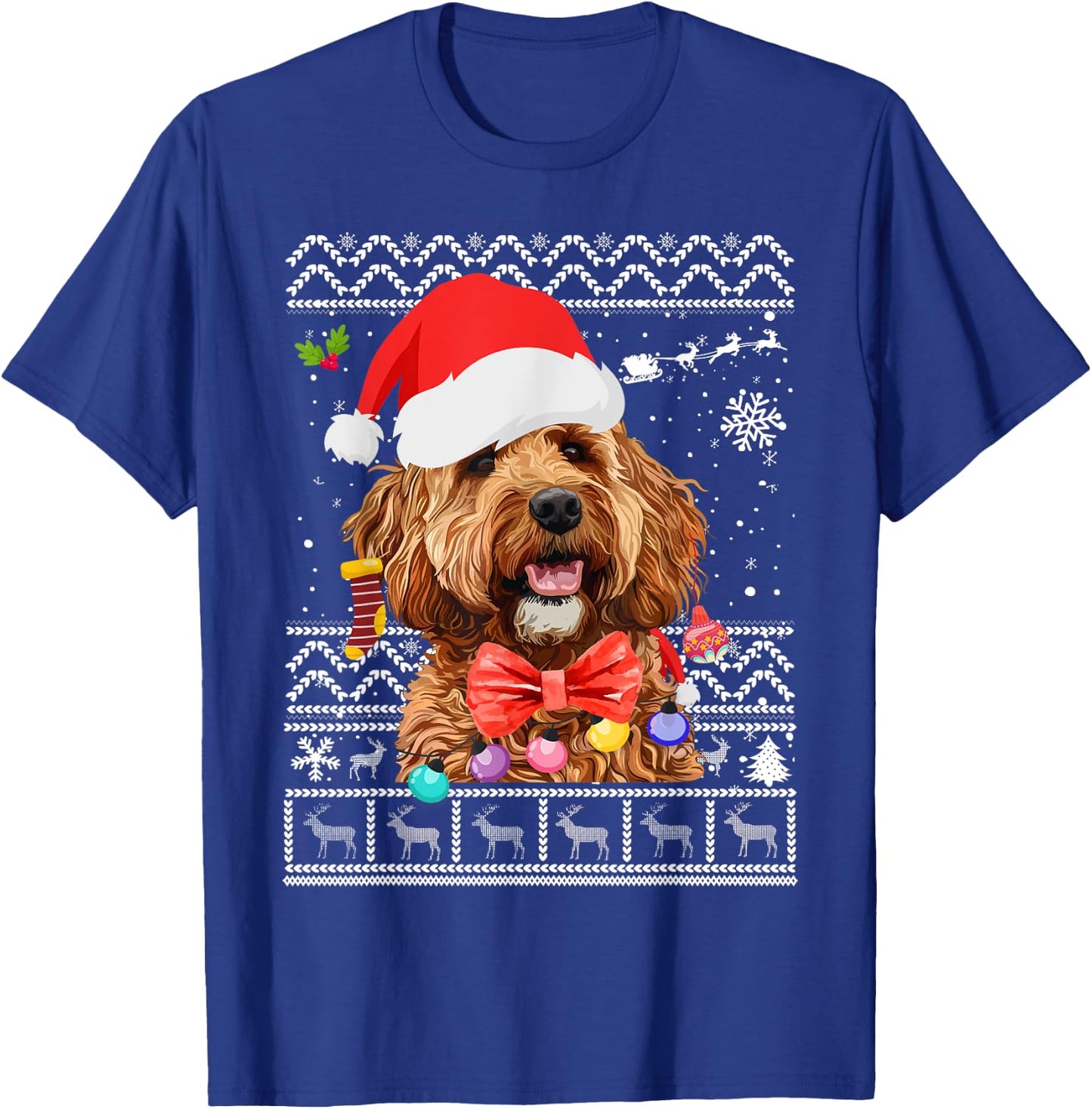 Cavapoo Christmas Outfit Idea For Kids & Christmas Cavapoo T-Shirt - T-Shirt | Royal