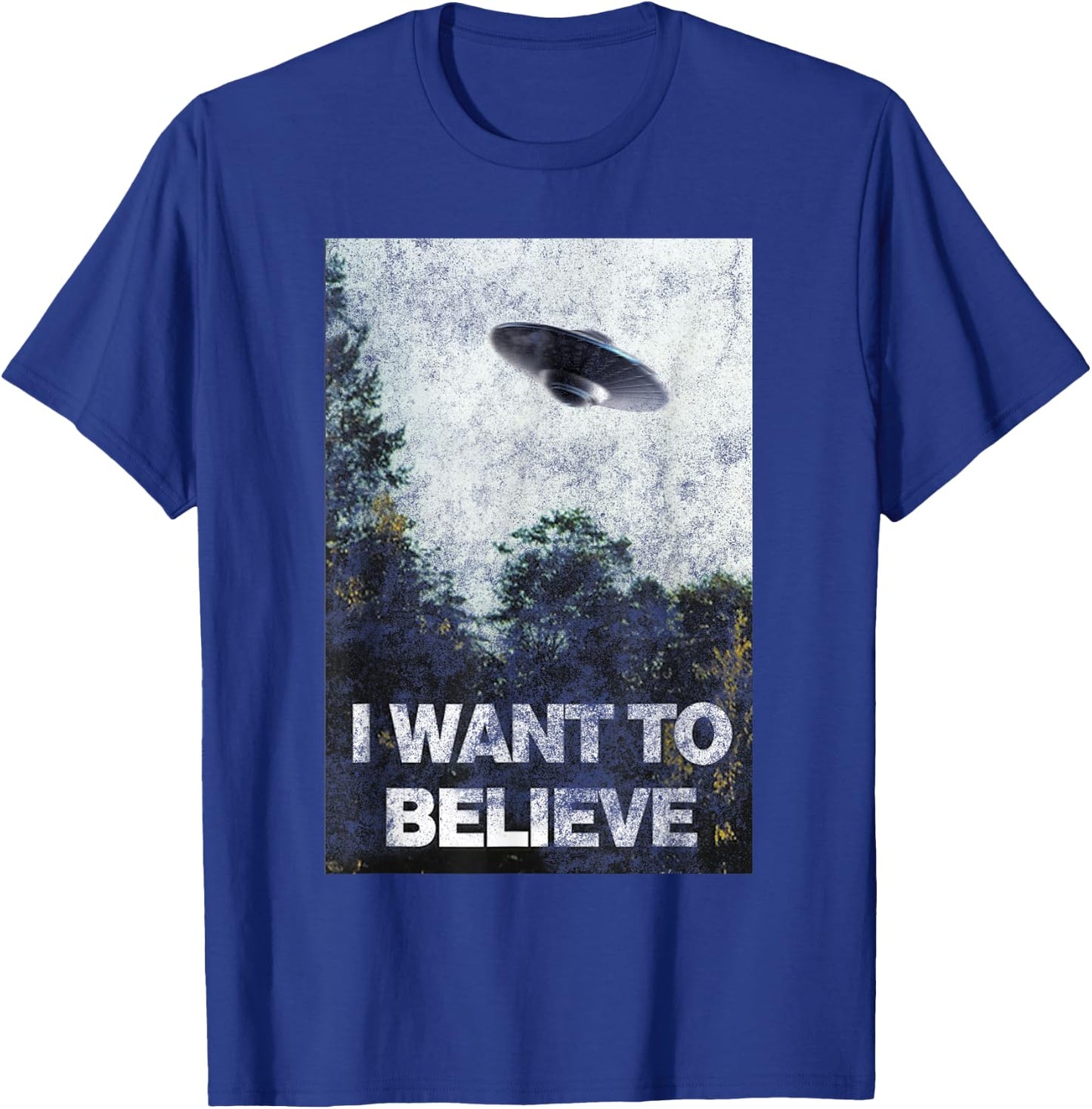 I want to believe Area 51 UFO Alien Abduction T-Shirt - T-Shirt | Royal