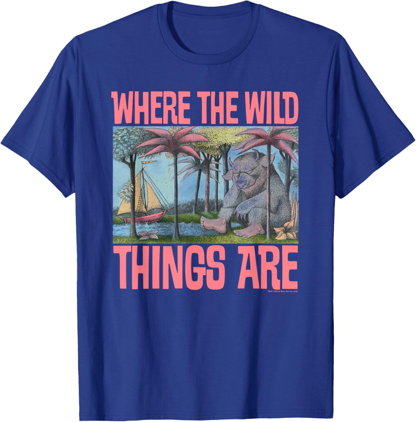 Where the Wild Things Are Cover T-Shirt - T-Shirt | Royal