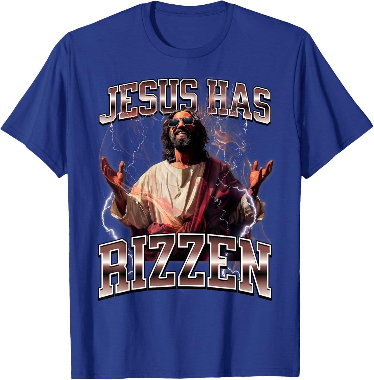 Jesus Has Rizzen T-Shirt - T-Shirt | Royal