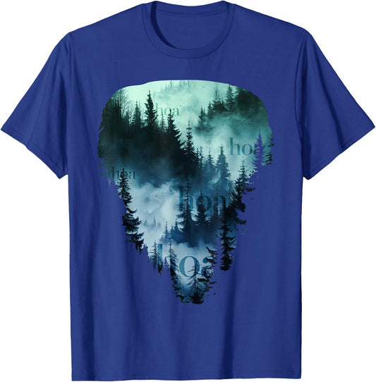 HOA HOA HOA HOA HOA Season Autumn Fall Forest Landscape T-Shirt - T-Shirt | Royal