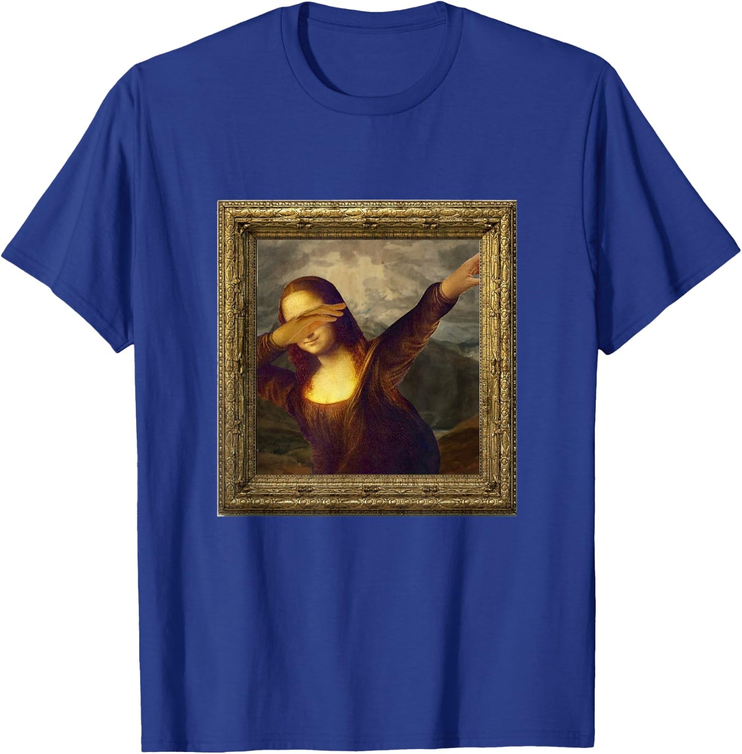 Mona Lisa Dabbing T-Shirt - T-Shirt | Royal