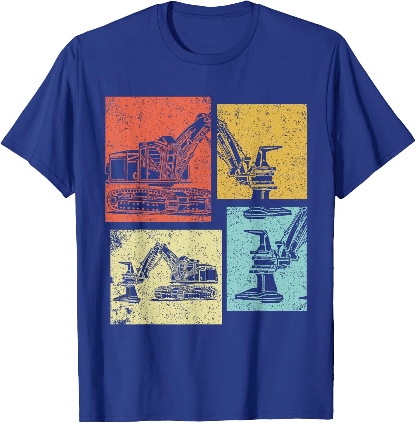 Feller Buncher Vintage Logger Logging Log Man Women T-Shirt - T-Shirt | Royal