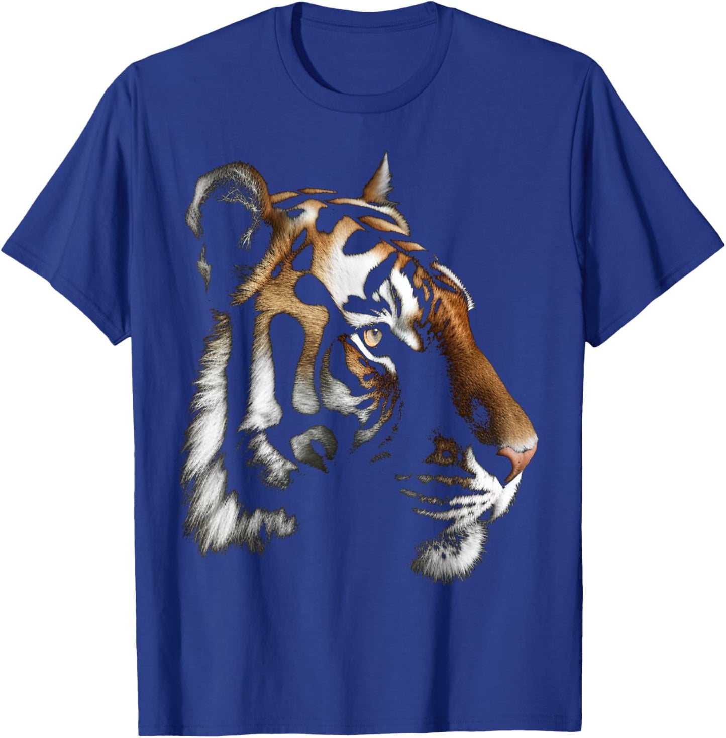 Tiger Artwork - Zoo Animal Tiger T-Shirt - T-Shirt | Royal