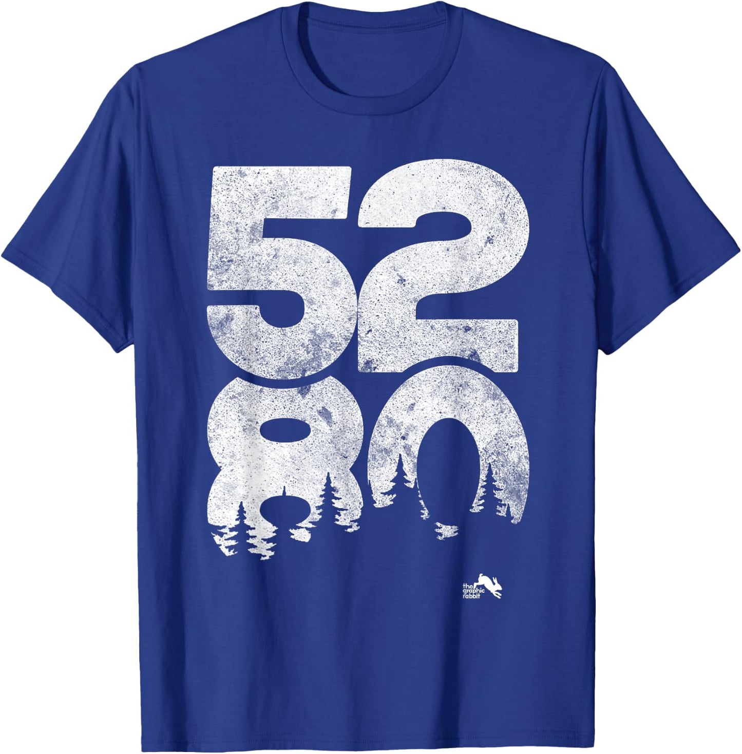 5280 T Shirt Mile High Denver Colorado T-Shirt - T-Shirt | Royal