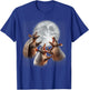 3 Armadillos Howling At The Moon Funny Armadillo Lover Kids T-Shirt - T-Shirt | Royal