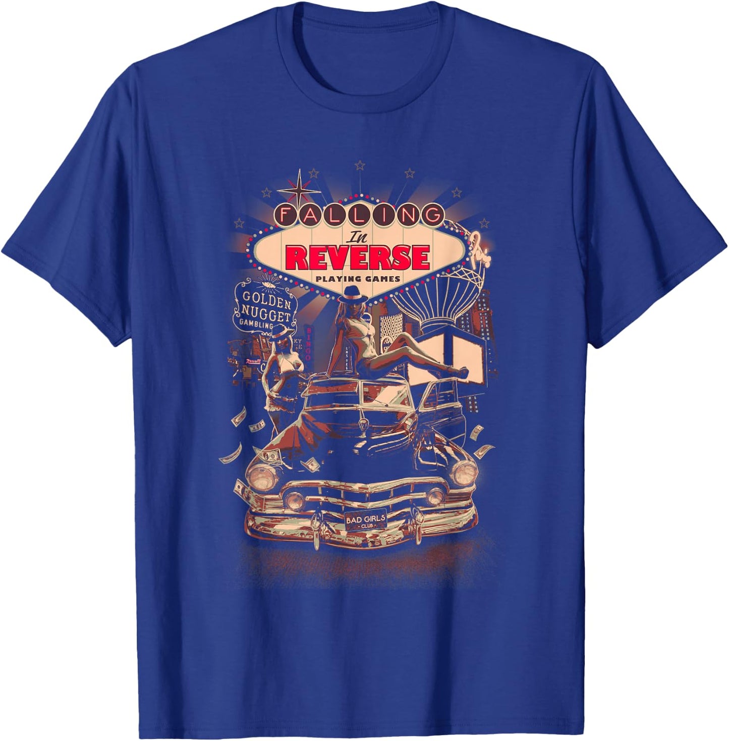 Falling in Reverse - Official Merchandise - Sin City Small T-Shirt - T-Shirt | Royal