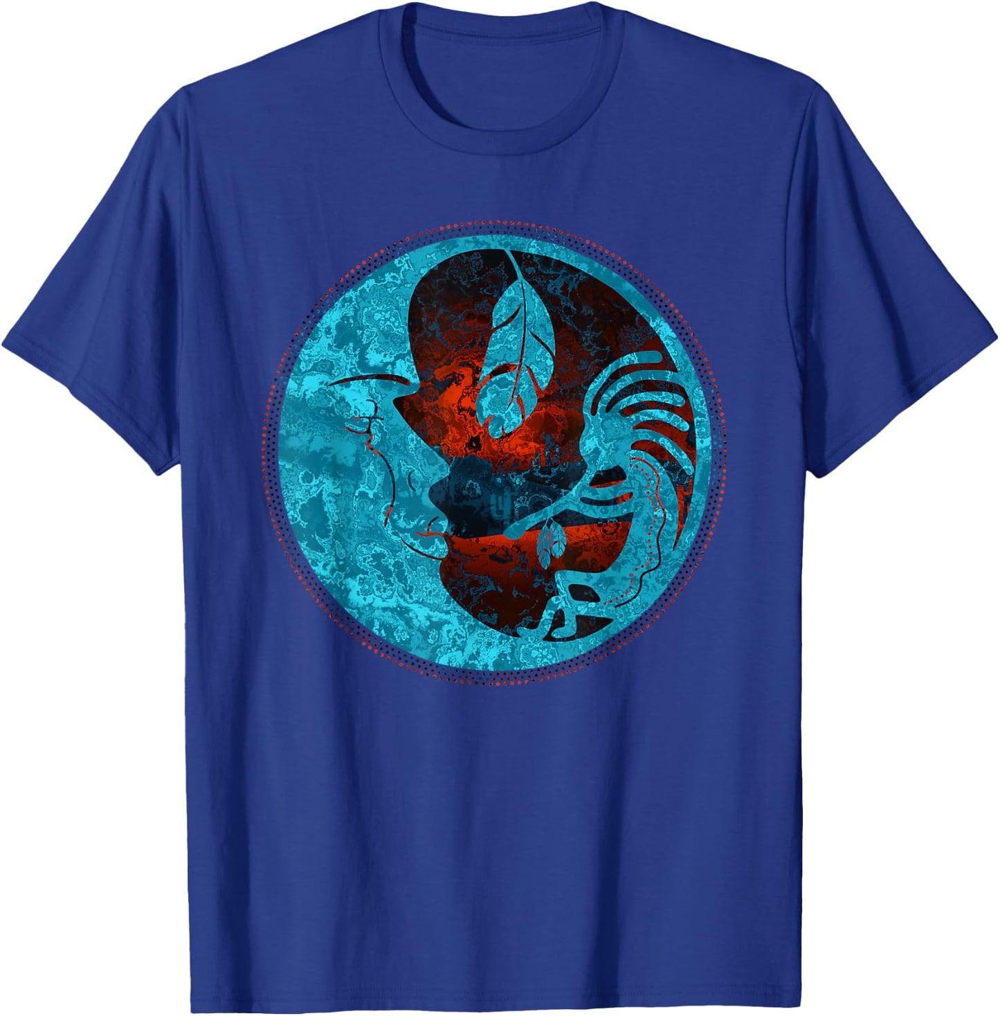 Kokopelli plays for the moon 3 - Fan Fun T-Shirt - T-Shirt | Royal