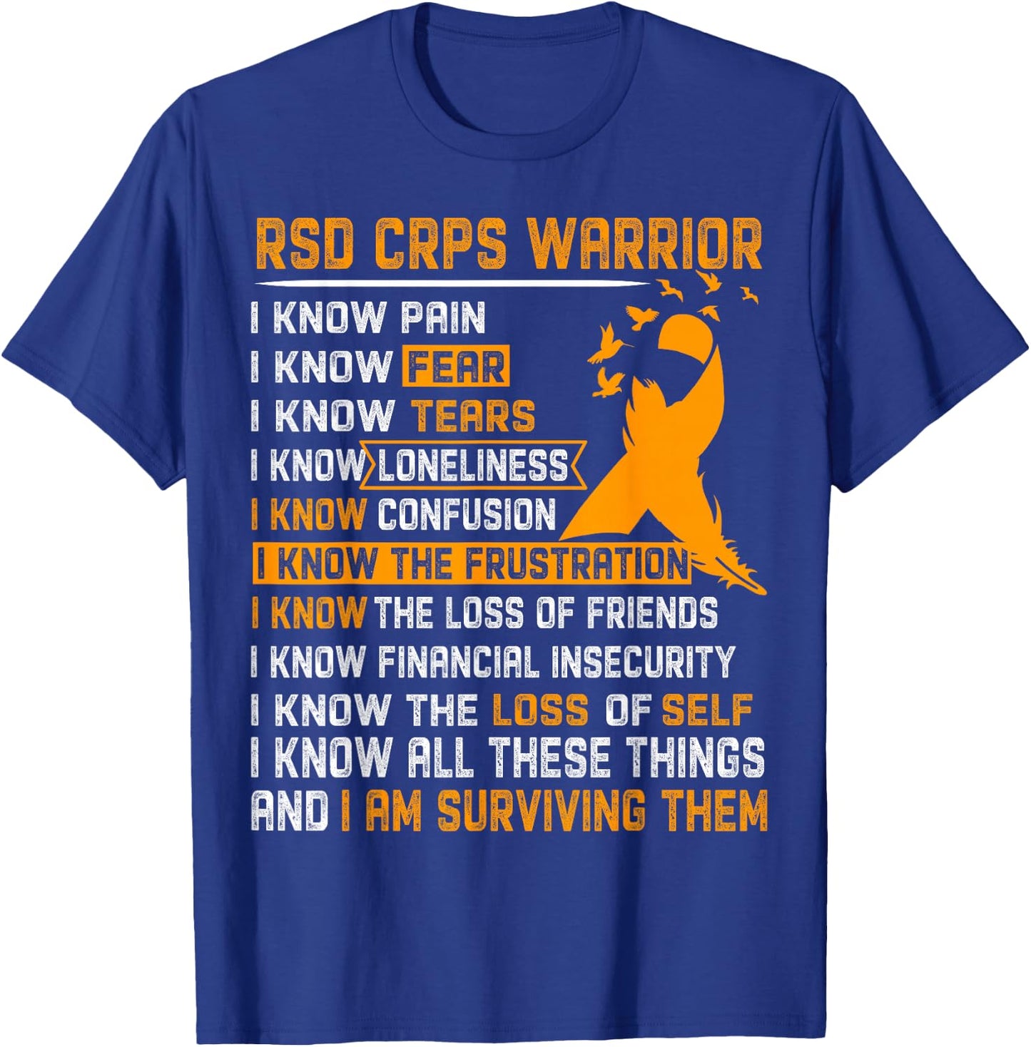 RSD CRPS Warrior Shirt Men T-Shirt - T-Shirt | Royal