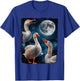 Goose Howling At Moon T-Shirt - T-Shirt | Royal