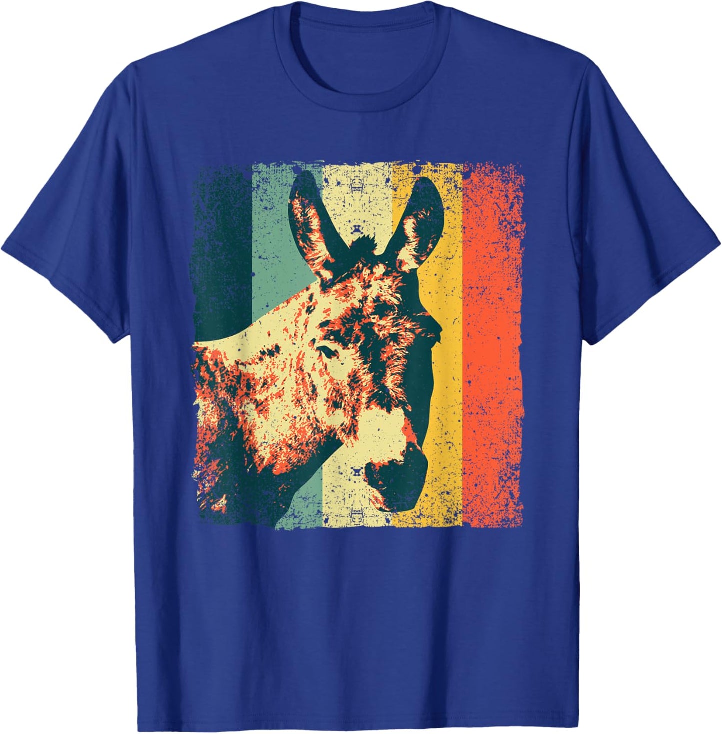 Funny Vintage Donkey Art Women Safari Mule Donkey T-Shirt - T-Shirt | Royal