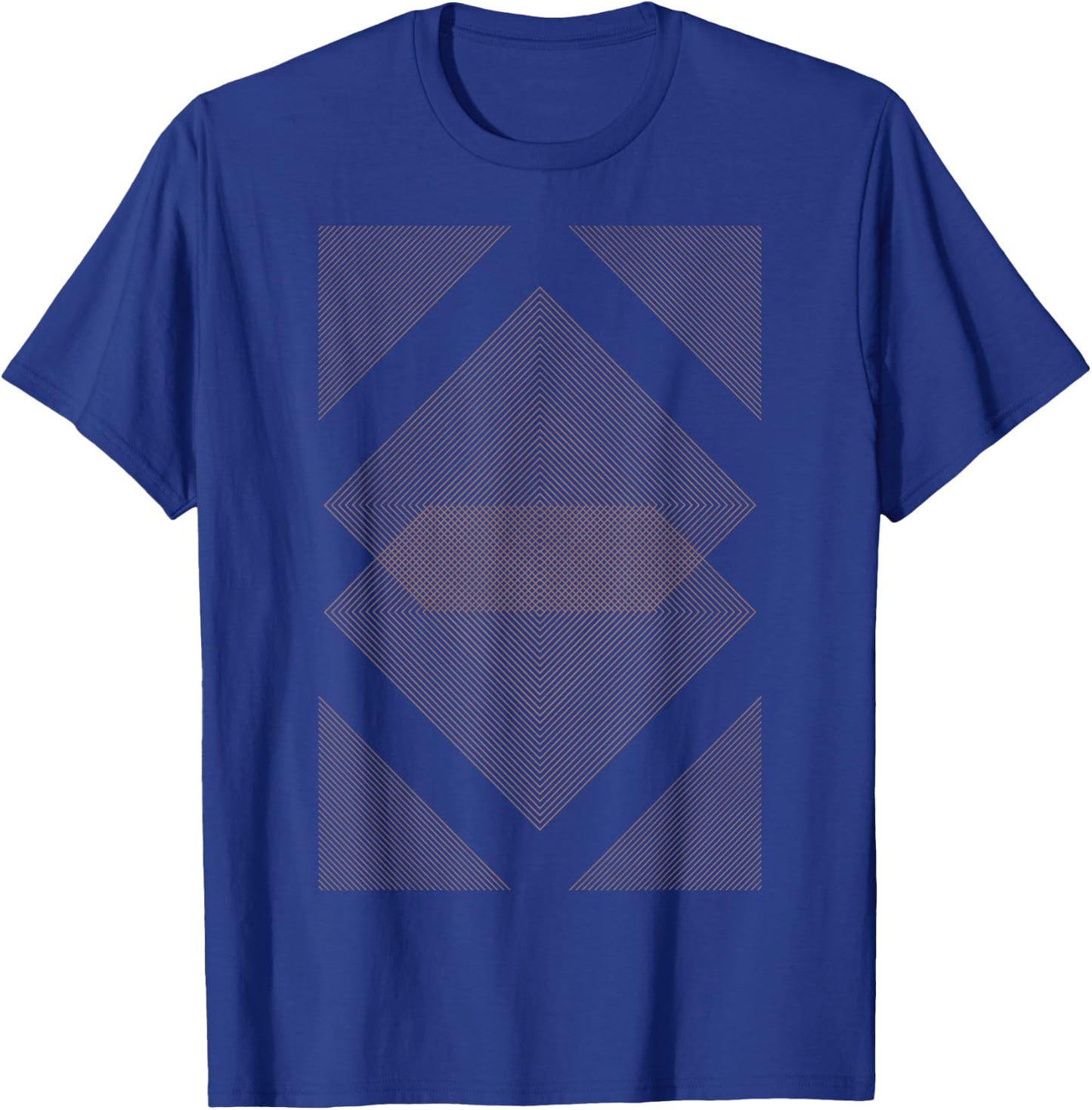 Geometric Art Abstract | Symmetrical Patterns Bohemian T-Shirt - T-Shirt | Royal